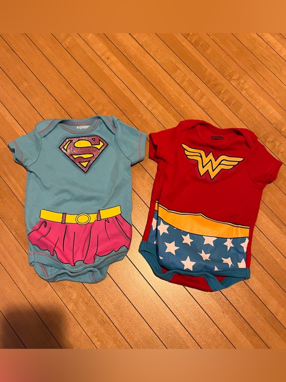 Justice League Baby Girl Onesie Bundle
